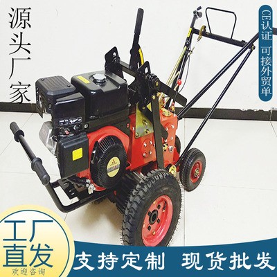 手推式起草機(jī) 汽油動(dòng)力便攜草坪移栽機(jī) 自走式草坪鏟草機(jī)割草機(jī)