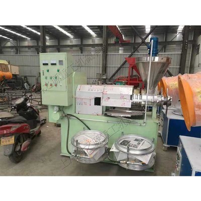 小型油坊自動(dòng)化榨油機(jī) 螺旋榨油設(shè)備 kzy-964型雙杠花生油壓榨機(jī)