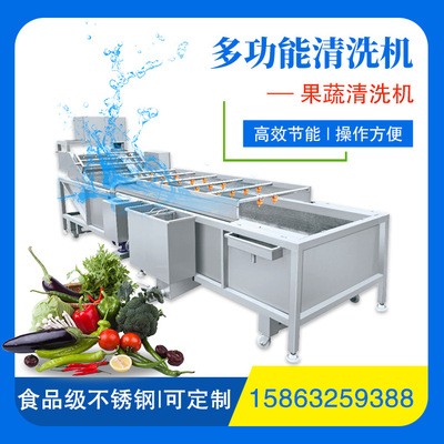 大棗菠菜清洗機(jī) 全自動清洗風(fēng)干設(shè)備 清洗風(fēng)干機(jī)廠家