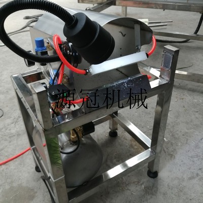 韭菜去皮機(jī) 韭菜 蒜苗香菜根部去泥機(jī) 采用高壓氣沖式 源冠機(jī)械