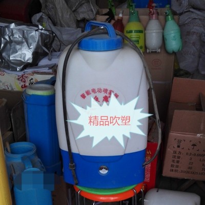 廠家批發(fā)供應20L升背負式電動噴霧器吹塑白桶企鵝款農用打藥機