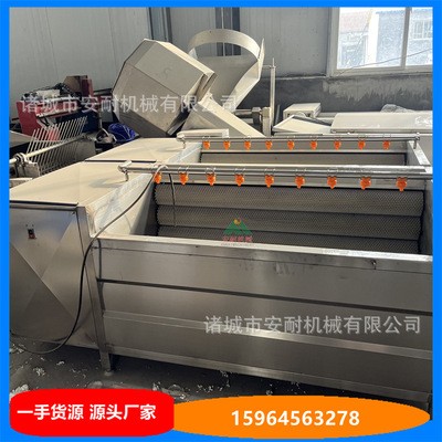 蓮藕芋頭毛輥清洗機 304不銹鋼去皮機 加粗毛輥清洗設(shè)備