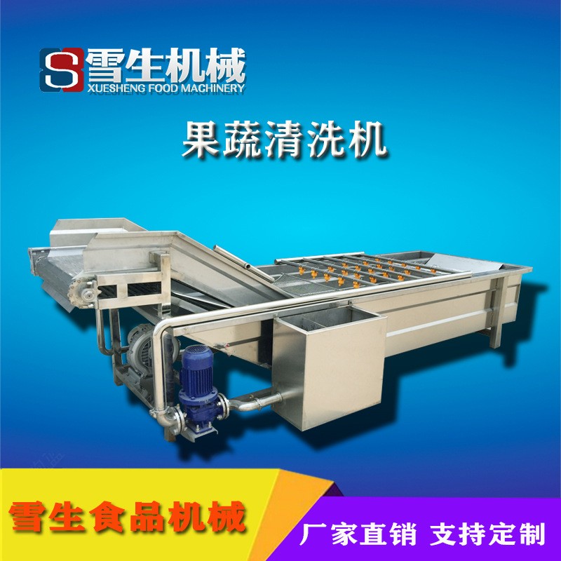 全自動連續(xù)式氣泡清洗機 定制果蔬氣泡清洗機 長期供應(yīng)氣泡清洗機