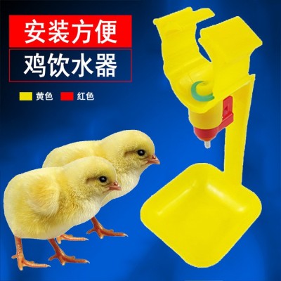 小雞飲水器養(yǎng)雞用自動(dòng)乳頭飲水器雞鋼球連體飲水器自動(dòng)喂水設(shè)備
