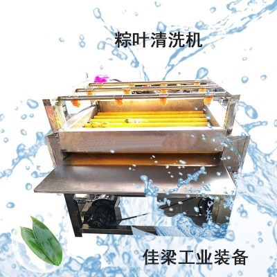 廠家銷(xiāo)售規(guī)格定制蘆葦葉洗葉機(jī) 商業(yè)用節(jié)水型粽葉清洗機(jī)