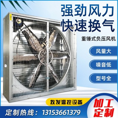 大型工業(yè)換氣扇 防爆排風(fēng)扇 重錘式1380型直驅(qū)式負壓風(fēng)機