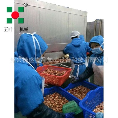 定制優(yōu)質(zhì)小龍蝦加工設備 潛江龍蝦清洗機 速凍蝦尾生產(chǎn)流水線wp