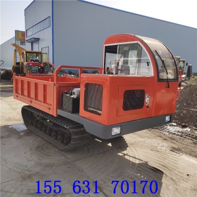 山地拉毛竹用履帶運(yùn)輸車(chē) 五噸履帶拖拉機(jī)搬運(yùn)車(chē) 自卸翻斗履帶車(chē)