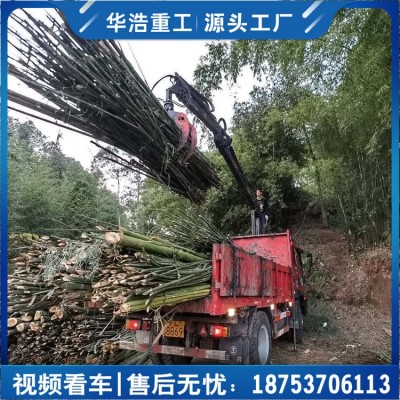汽車底盤改裝旋轉(zhuǎn)式抓草機 10米全液壓抓鋼機 固定式抓料機
