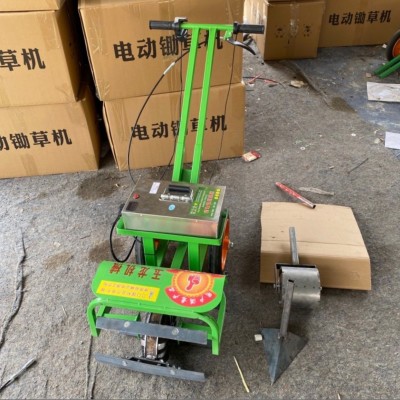 新型電動除草機開溝懶人小型鋤地松土手推除草開荒農(nóng)用耕地充電式