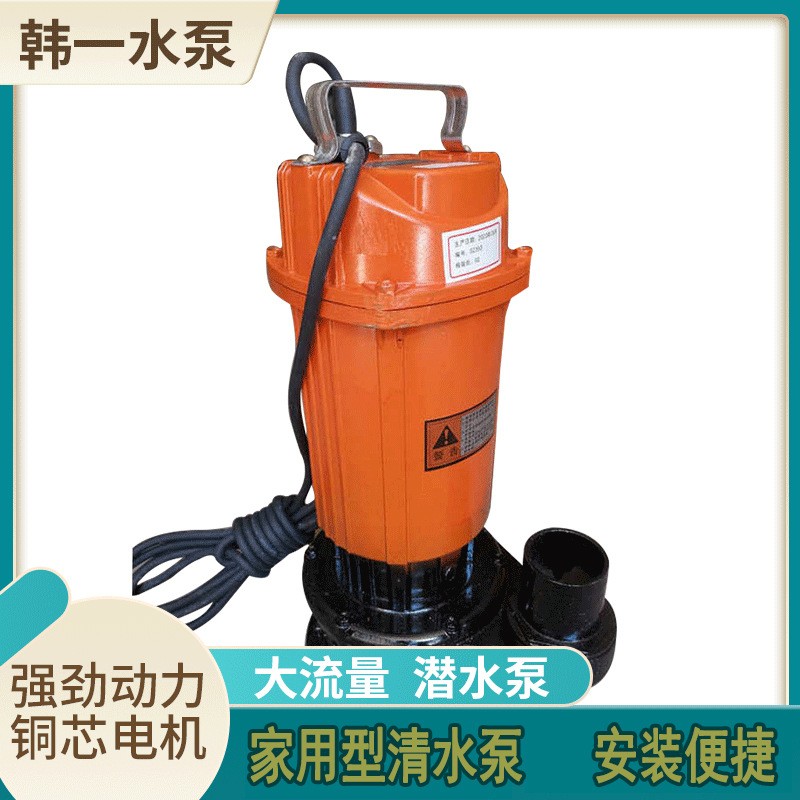 QDX潛水泵家用單相220V小型農(nóng)用電動抽水機(jī)370w/750w灌溉大流量