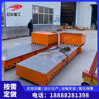 供應(yīng)貨物運(yùn)輸電動(dòng)地爬車10噸蓄電池電動(dòng)平板車380v載重2噸平移車
