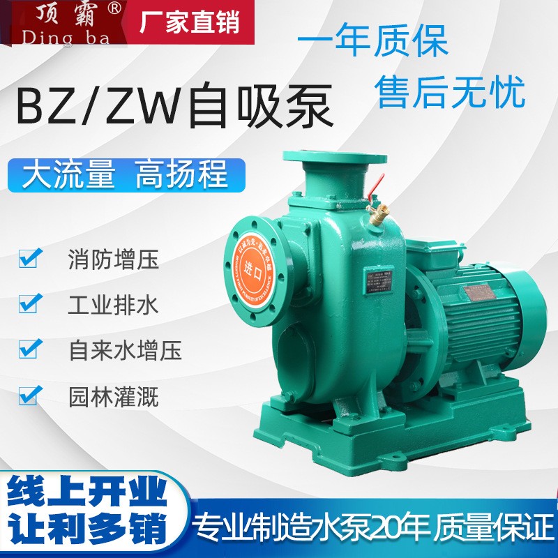 廠家供應(yīng)zw自吸泵 無堵塞自吸排污泵清水泵不銹鋼污水泵bz離心泵