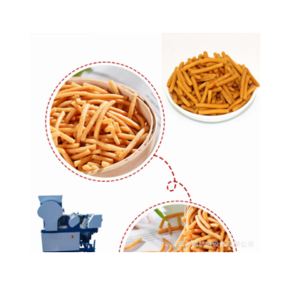4.休閑咪咪蝦條生產(chǎn)線 出口國外中小型咪咪條加工設備
