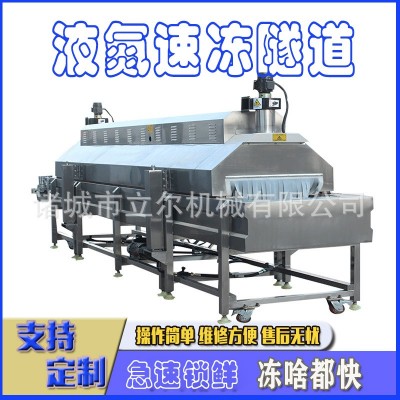 肉制品速凍設(shè)備 隧道式液氮速凍機(jī) 水產(chǎn)品液氮速凍機(jī)