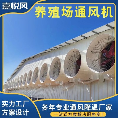 養(yǎng)殖場(chǎng)降溫通風(fēng)工程 包安裝飼養(yǎng)基地降溫玻璃鋼喇叭型負(fù)壓通風(fēng)機(jī)