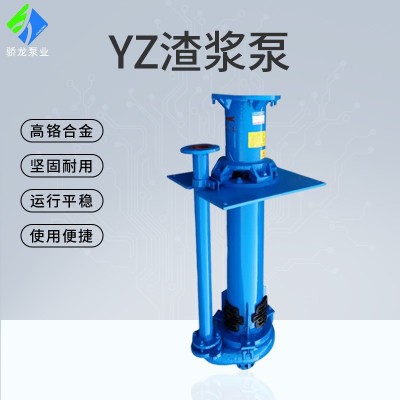 廠家預(yù)制YZ立式渣漿泵無(wú)堵塞耐磨損高揚(yáng)程大流量吸沙YZ液下渣漿泵