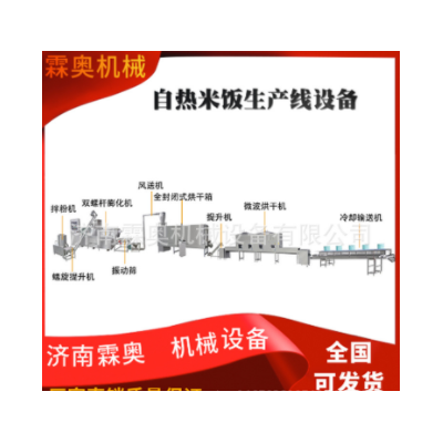 霖奧速食自熱米飯生產(chǎn)機器 人造復(fù)合營養(yǎng)米加工設(shè)備 食品膨化機械