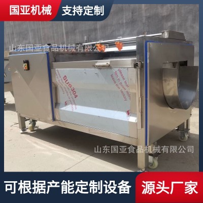 洋蔥毛輥清洗去皮機(jī) 全自動(dòng)地瓜紅薯去皮清洗機(jī) 根莖類果蔬脫皮機(jī)