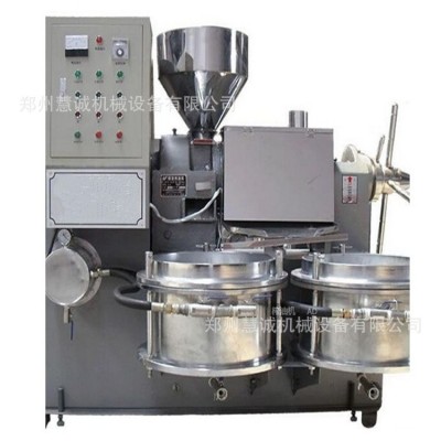 中型油坊螺旋榨油機(jī) 100型全自動橡膠籽榨油機(jī) 商用柑橘籽榨油機(jī)