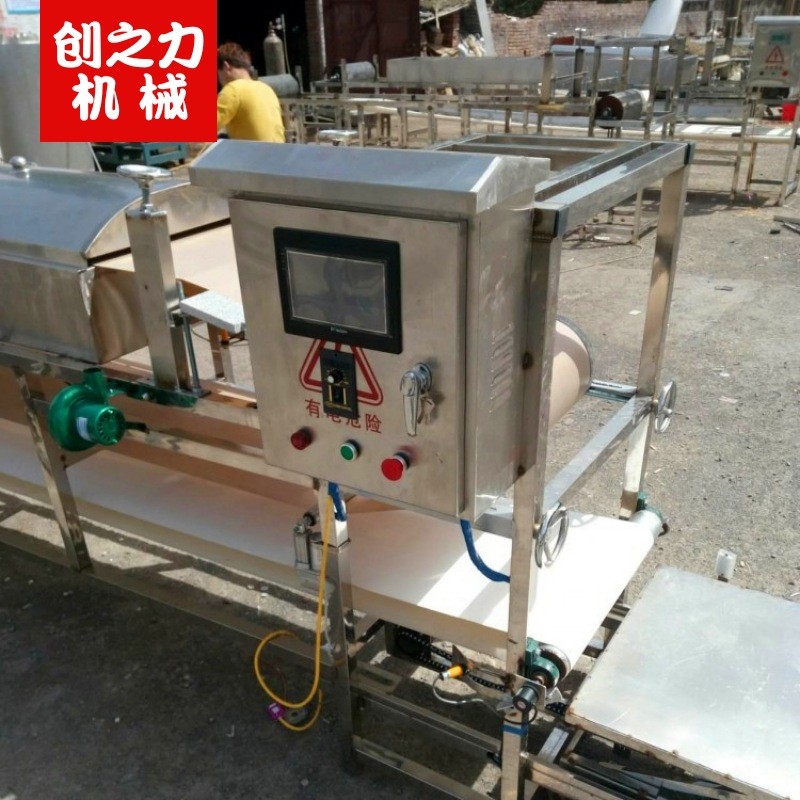 仿手工粉皮加工機(jī)器 仿手工自熟紅薯粉皮機(jī) 燃?xì)夥燮C(jī)廠家