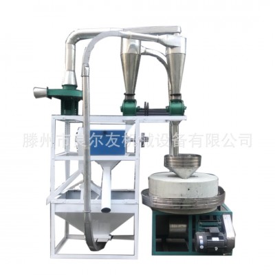廠家生產(chǎn)全自動石磨面粉機 電動石磨機組 小麥面粉加工成套設(shè)備