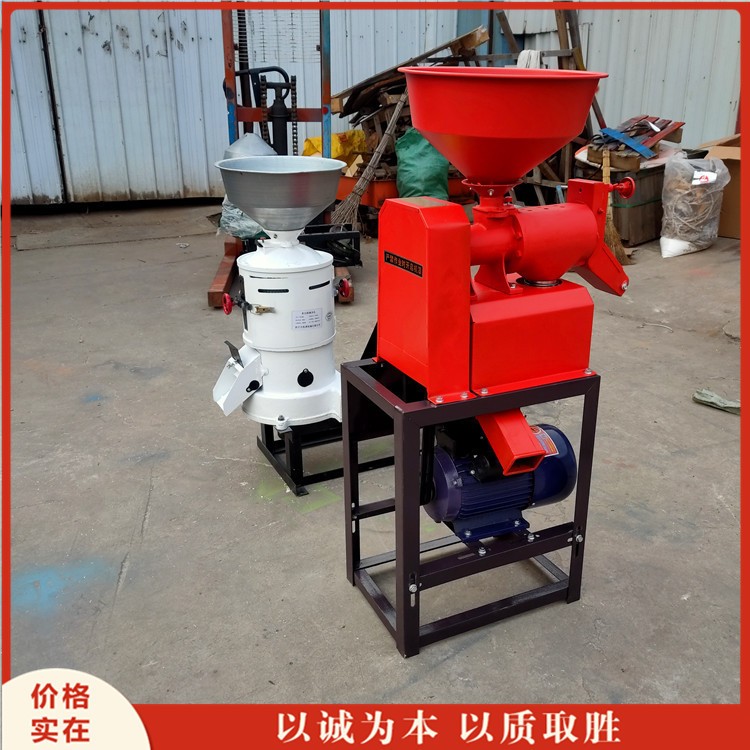 雙風(fēng)道水稻碾米機浩鵬 黃豆脫皮機家用谷子小型脫殼機