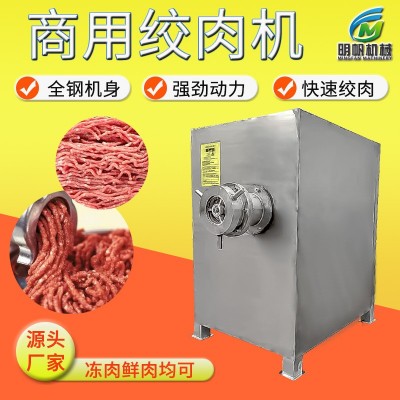 肉餡肉粒絞制碎肉機(jī) 鮮肉牛羊肉脯灌腸絞肉器 商用大型凍肉絞肉