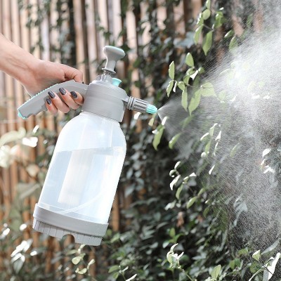 2L透明塑料灑水壺園藝工具家用澆花噴壺大容量高壓洗車噴水壺