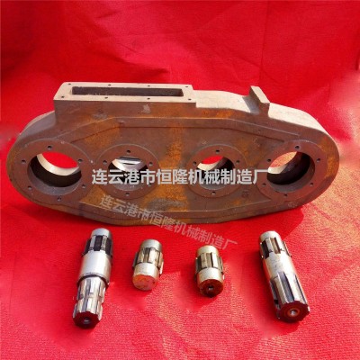 農(nóng)機配件 旋耕機配件 變速箱 齒輪箱 箱體外殼 總成 四孔側(cè)邊箱