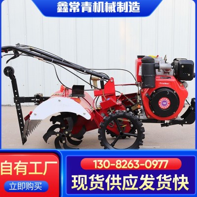 農(nóng)用四驅(qū)微耕機(jī) 柴油15馬力開溝機(jī)小型家用開溝翻地微耕機(jī)