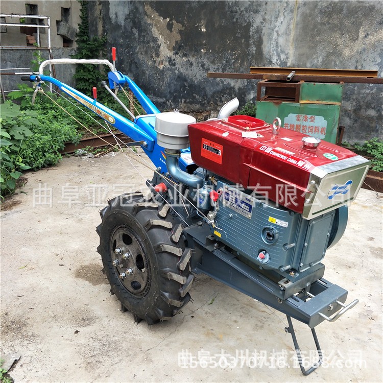 手扶拖拉機旋耕起壟機 12馬力手扶農(nóng)用拖拉機 手扶水田打田機