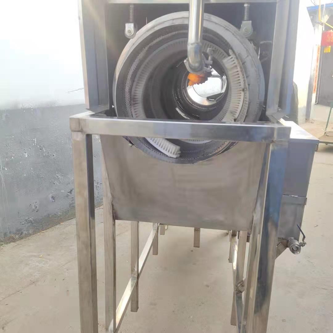不銹鋼滾筒洗袋機(jī) 大型火腿腸外包裝清洗機(jī) 高壓噴淋式洗瓶機(jī)