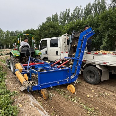土豆收獲上車機(jī) 紅薯地瓜收獲裝車機(jī) 上車動刀馬鈴薯聯(lián)合收獲機(jī)
