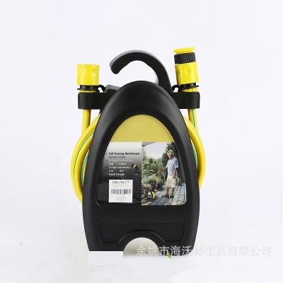 迷你型花園水管架 手提式洗車軟管整理架 壁掛式收納儲藏架