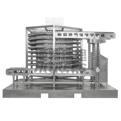 廠家直供潼關(guān)餅雙螺旋速凍機 發(fā)面餅螺旋單凍機 面食螺旋速凍機