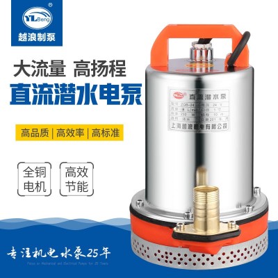 直流潛水泵12V24V48V60V家用高揚程潛水泵大流量電瓶車取電抽水機