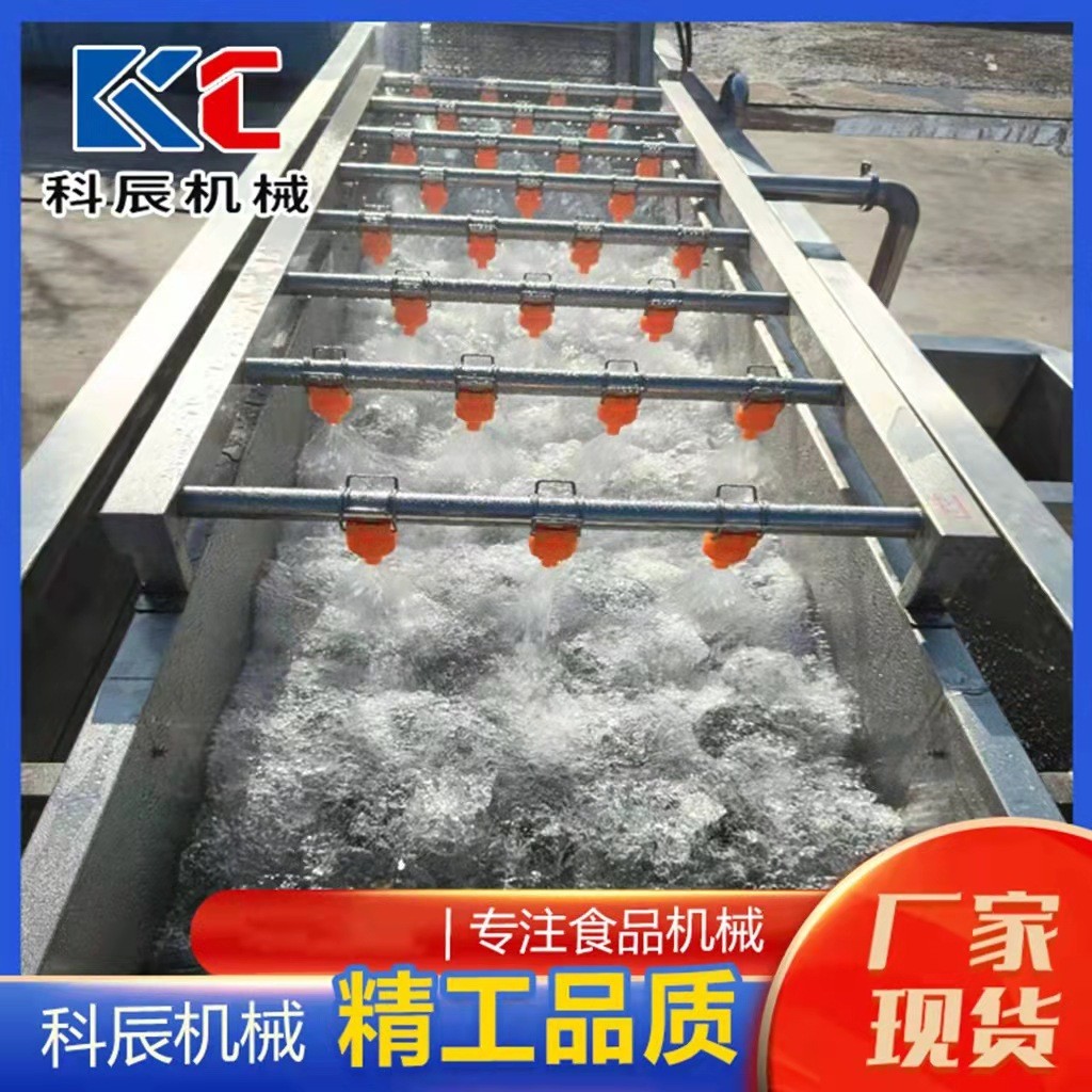 商用蔬菜氣泡清洗機(jī) 全自動(dòng)蔬菜水果清洗機(jī) 葉菜類(lèi)凈菜加 工流水線(xiàn)