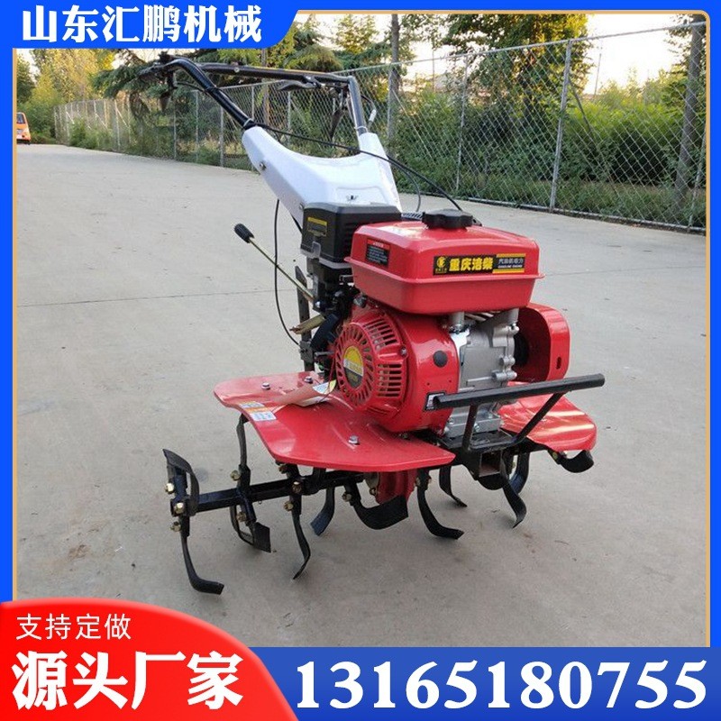 手推式小型松土機(jī) 170兩驅(qū)多功能微耕機(jī) 汽油旋耕機(jī)雙鏈條