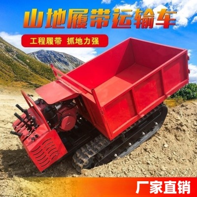 爬山虎履帶運(yùn)輸車(chē)山地山區(qū)小型工程搬運(yùn)自卸農(nóng)用果園全地形爬坡王