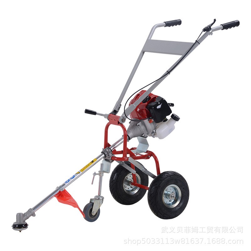 廠(chǎng)家直供高品質(zhì)手推式汽油割草機(jī) 多功能收割神器除草 割灌機(jī)