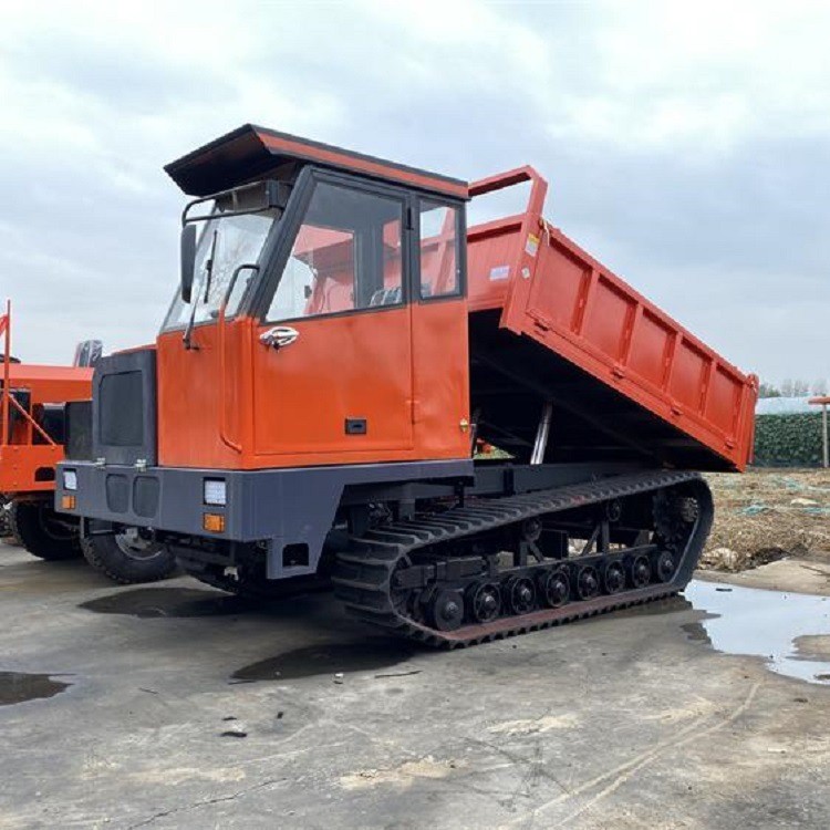 建筑工程用履帶運(yùn)輸車 8噸履帶自卸車 可加裝吊具簡(jiǎn)單易操作