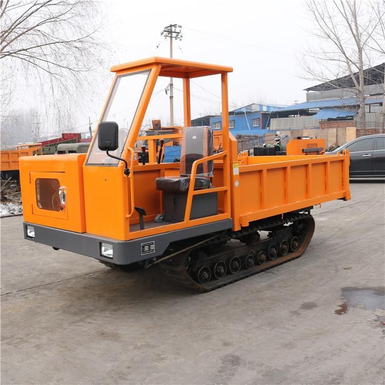 小型履帶運輸車 農用履帶車 2噸工程翻斗自卸車 小型履帶爬山虎