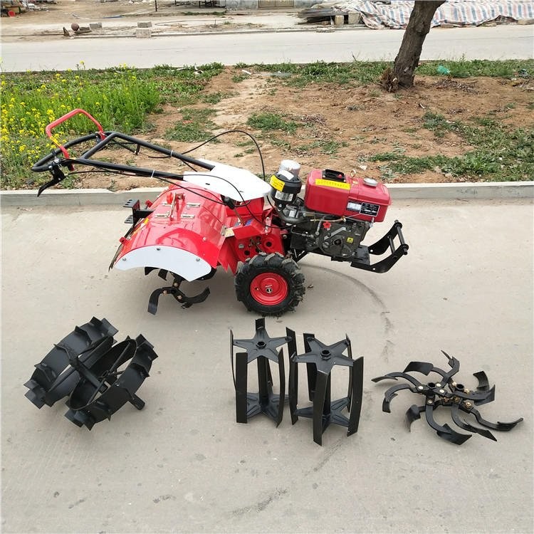 四驅(qū)耙地微耕機 農(nóng)用開溝除草起壟機 大棚柴油松土翻地機