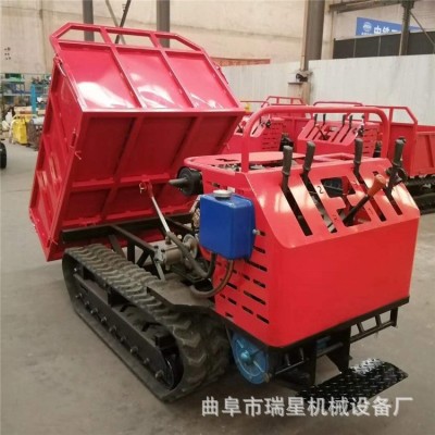 農(nóng)用小型履帶運輸車 爬坡王 柴油全地形果園山地全自動自卸搬運車