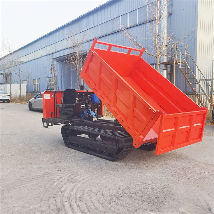 內(nèi)置鋼板履帶運輸車 翻斗履帶式拖拉機(jī) 柴油4缸履帶運輸車