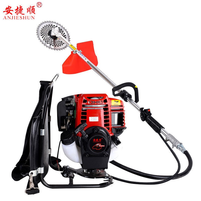 安捷順四沖程背負式汽油割草機除草機側(cè)掛式小型收割機 草坪機