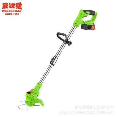 威銳猛充電式21V割草機(jī)無刷式鋰電打草機(jī)家用便攜大容量割灌機(jī)