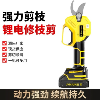 無(wú)刷電動(dòng)修枝剪無(wú)線(xiàn)手持充電式鋰電剪可伸縮加長(zhǎng)桿鋰電高枝桿套裝