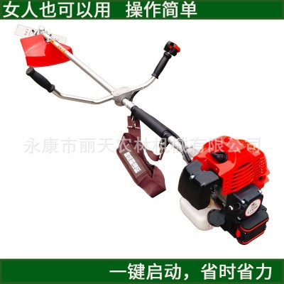 電啟動二沖程割草機(jī)側(cè)掛式割灌機(jī)背負(fù)式打草機(jī)